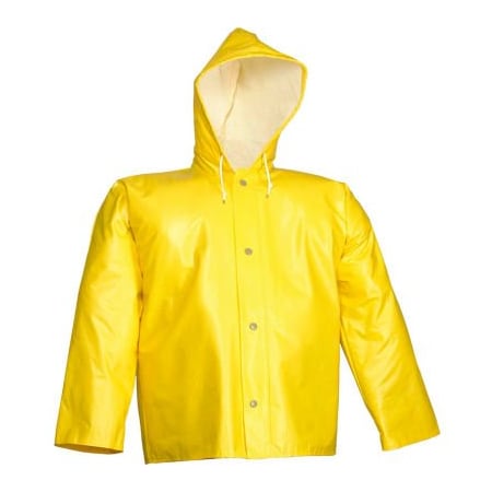 Tingley® J32107 American® Storm Fly Front Hooded Jacket, Yellow, 2XL